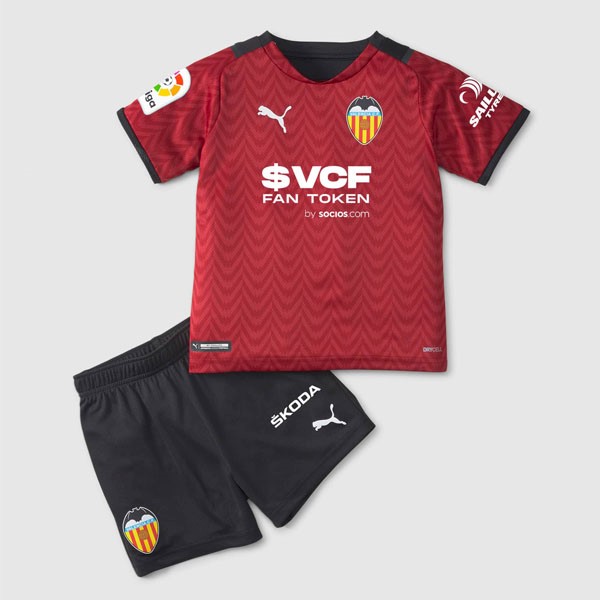 Camiseta Valencia 2ª Niño 2021/22